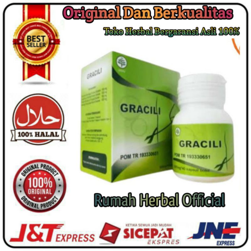 GRACILI ASLI OBAT GRACILI 100% ORIGINAL OBAT PELANGSING BADAN AMPUH SUPLEMEN DIET NYATA HASILNYA