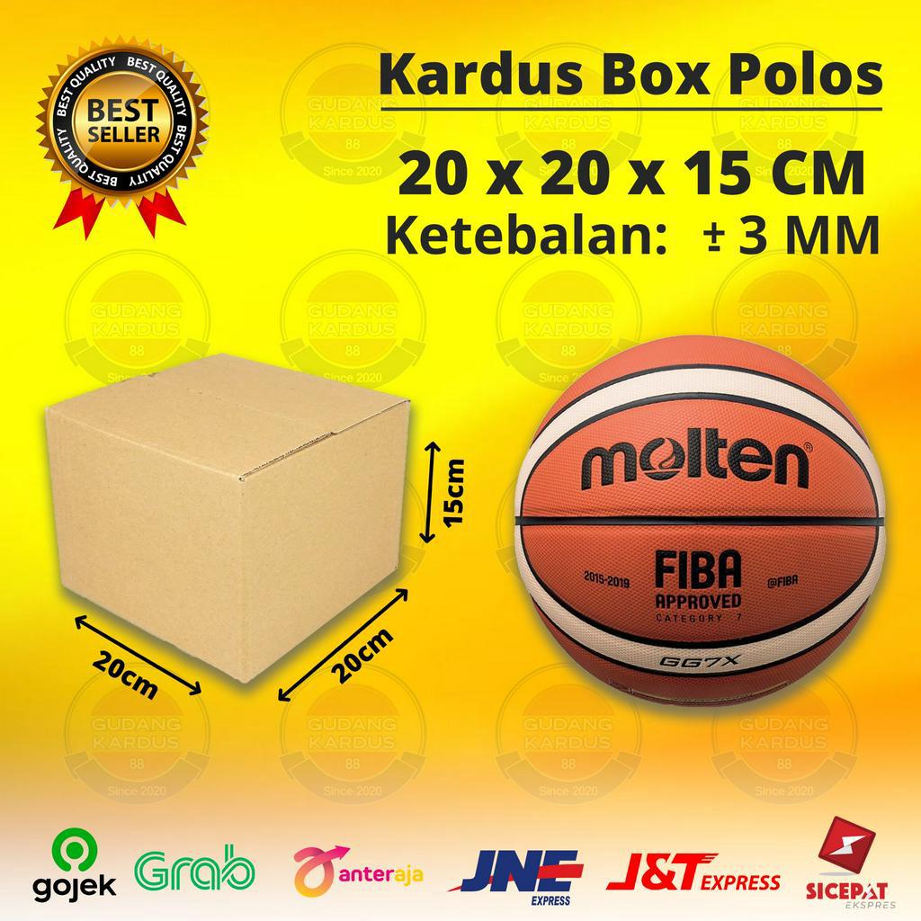 

Kardus Karton Box 20x20x15 CM Kotak Dus Packing Packaging Polos