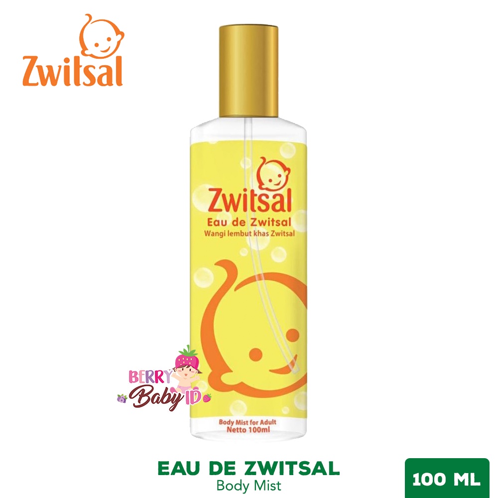 Zwitsal Eau De Toilette Body Mist Perfume Parfum Anak Dewasa 100 ml Berry Mart