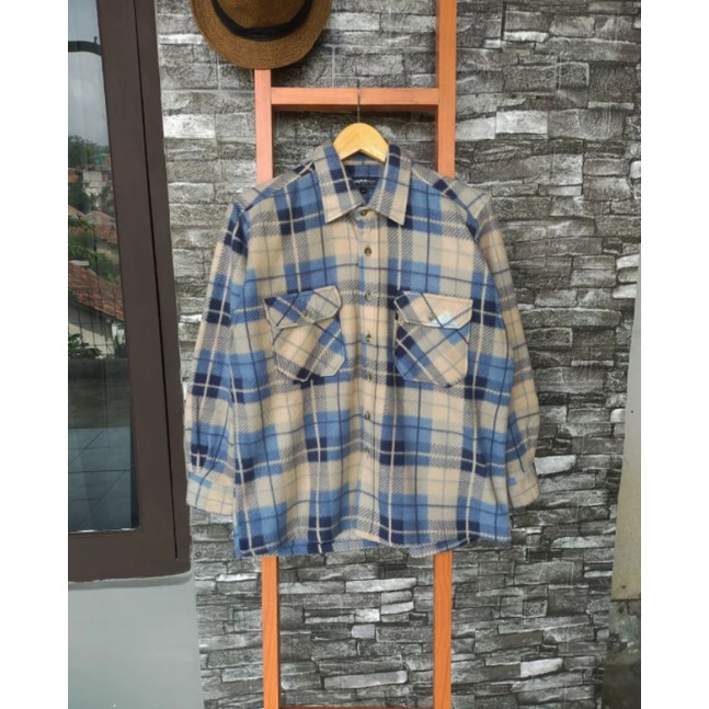 Kemeja Flannel Fleece By SYMbiose