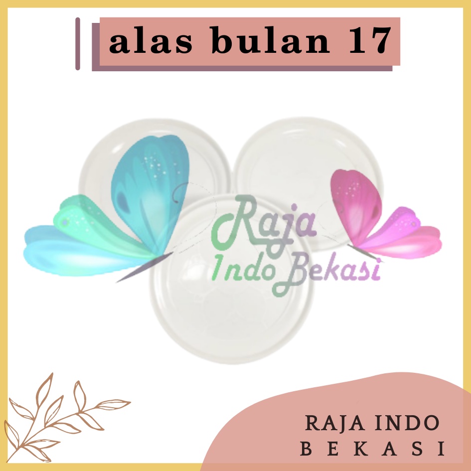 Tatakan Polos Alas Bulan 17 Putih By Garden Of Love Untuk Pot Tawon 18 21 Putih Pot Pirus Tawon