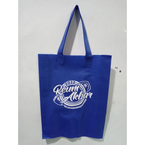 tas spunbon sablon goodybag custom 25×35×10