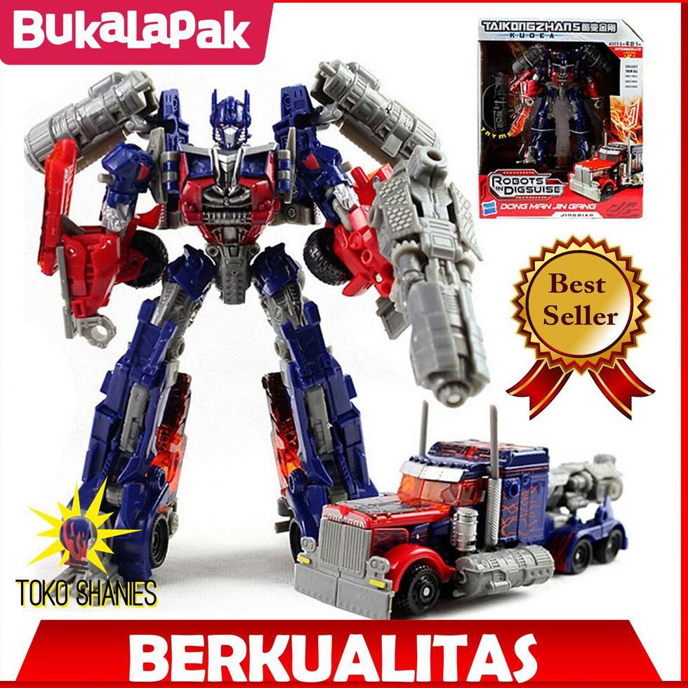 Promo Besar Mainan Anak Laki Laki Mobil2An Mobilan Robot Transformer 4 Optimus Prime Big 20Cm