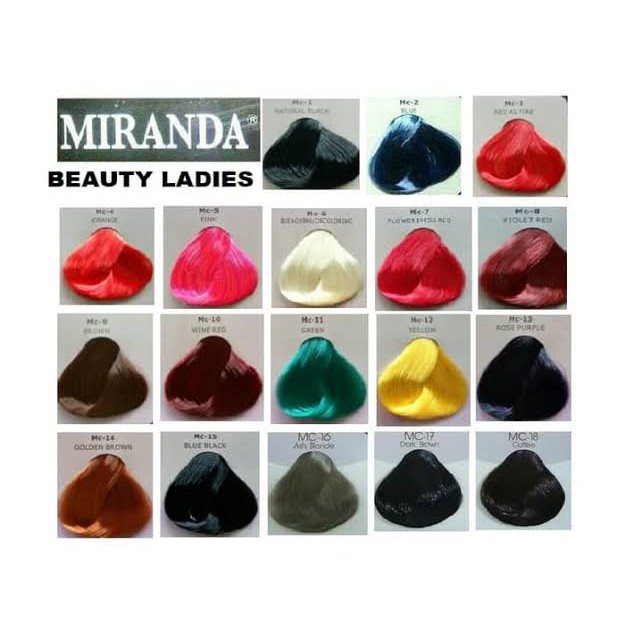 Miranda Hair Color / Semir Rambut 30ml