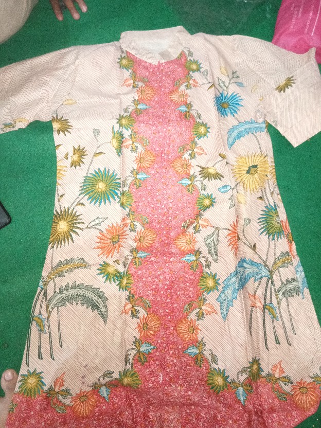 Terlaris Serut Genes Jelita Tunic Navbor Yelbor Whitbor Creambor Tunik Batik Modern Hrb030 Dolbi Dob