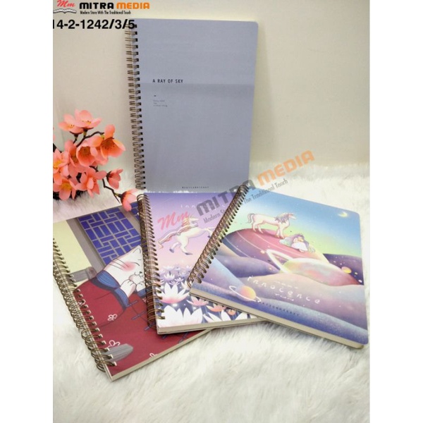 

BUKU SPIRAL/BUKU RING/NOTE BOOK B5/NOTES RING/DIARY NB RING 6606/BUKU CATATAN