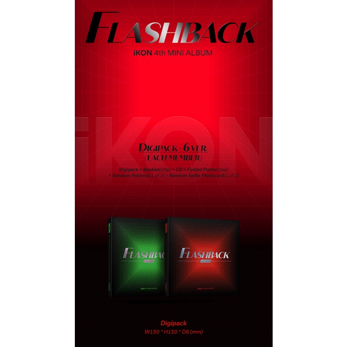 iKON - 4th Mini Album FLASHBACK (Digipack / KiT)