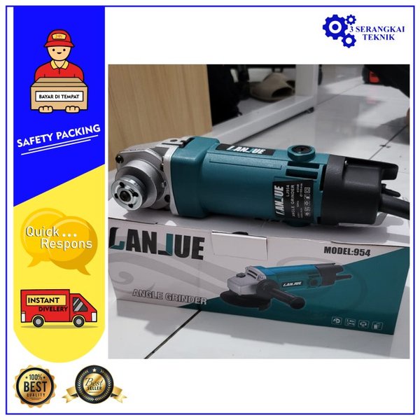 Gerinda Lanjue 954 Angle Grinder Gurinda Tangan 4 Inch Murah by JLD