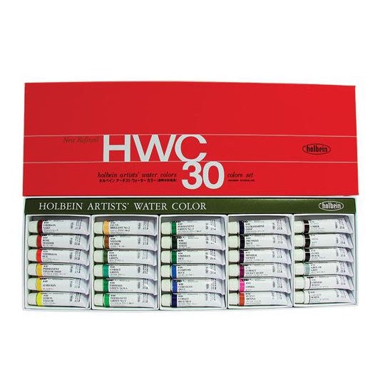 

W407 Holbein Artist'S Watercolor Set Of 30 Colors (5Ml)