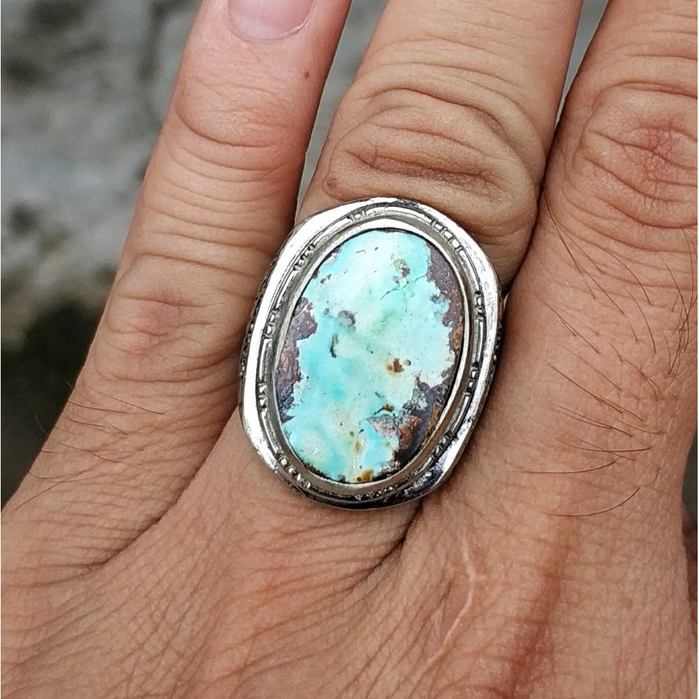 CINCIN BATU AKIK NATURAL PIRUS ASLI PERSIA MOTIF MANTAP TERMURAH