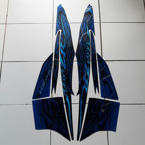 striping  vega zr 2010 biru