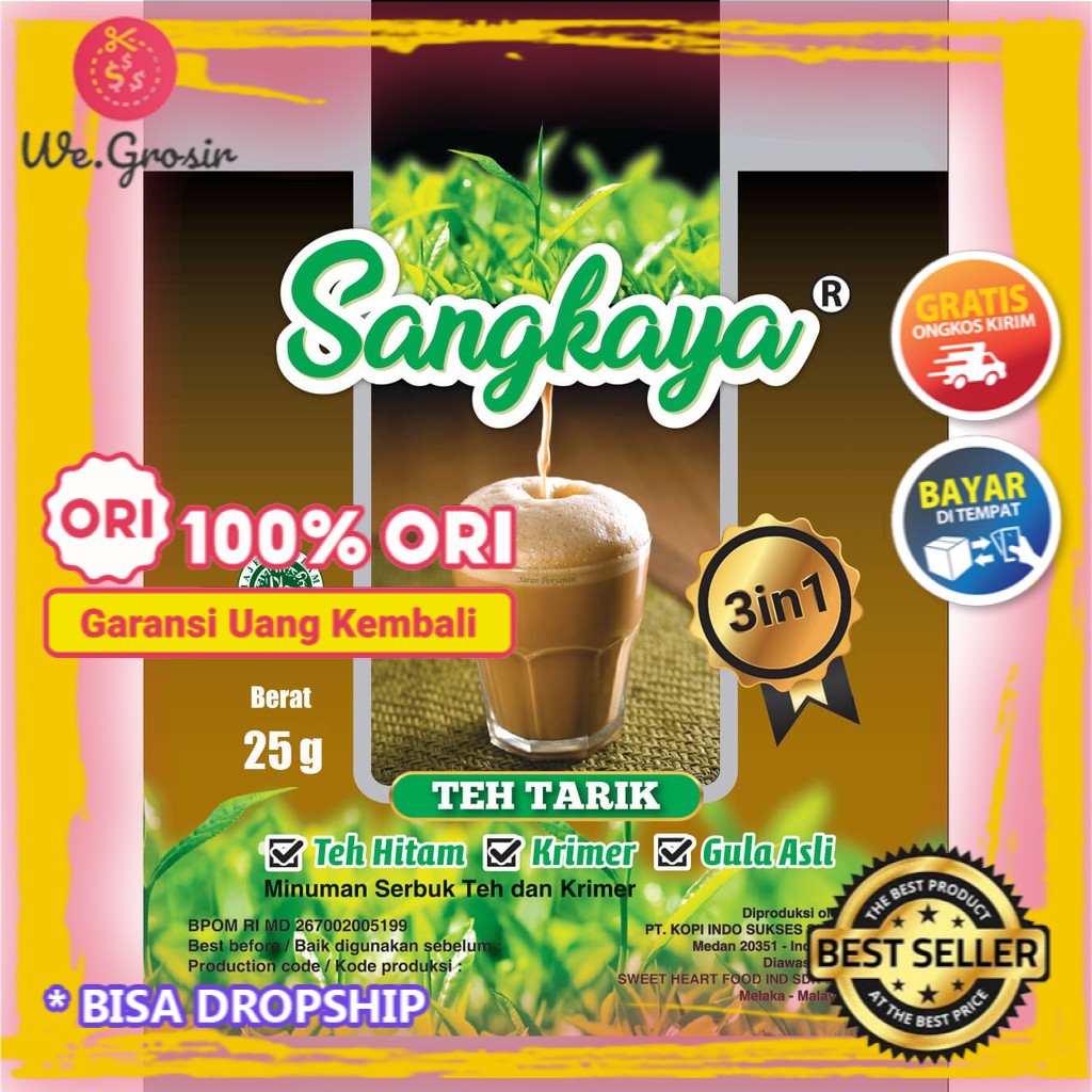 TEH TARIK - SANGKAYA 25GR ISI 10 SACHET