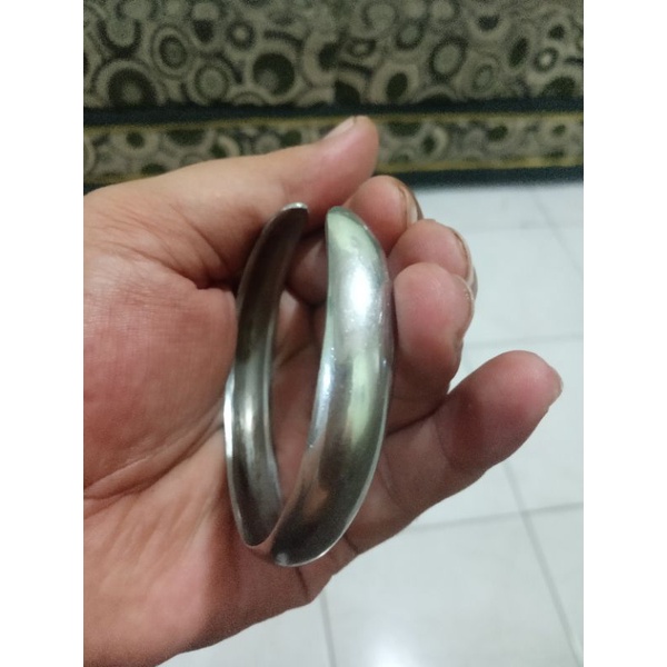 Gelang besi putih asli aksesoris pria/wanita (barang langka)