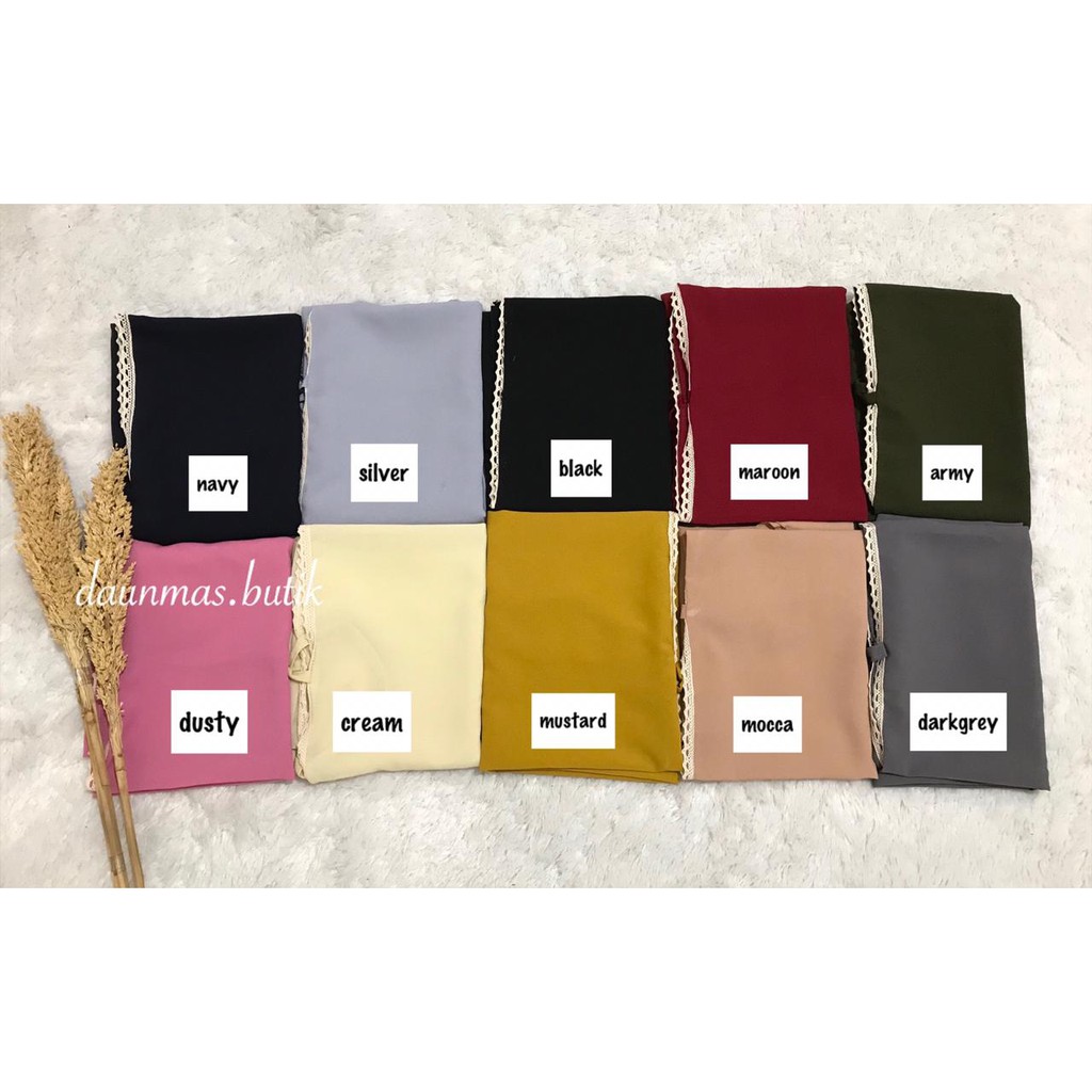 1KG MUAT 12PCS | AINA JILBAB BERGO RENDA MARYAM JILBAB INSTAN ALAZHAR HITS SELEBGRAM