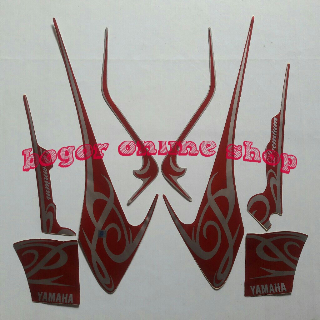 stiker motor yamaha fino premium 2016 merah