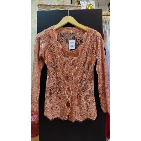 kebaya rose gold Payet