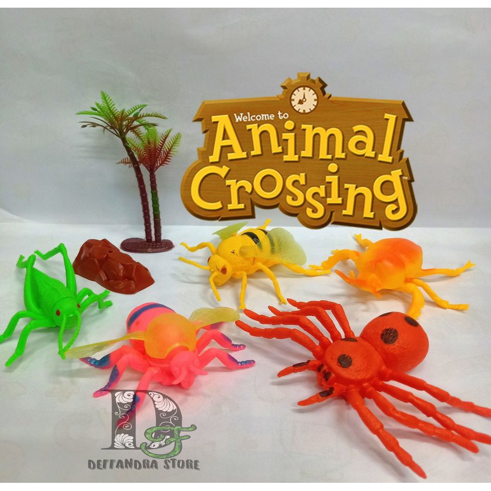 Serangga biological set insect mainan binatang karet