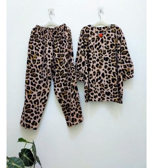 SALEE.. STELAN MACAN MAMA ROSA/ONE SET LEORPART/ONE SET MAMA ROSA RAYON/STELAN RAYON MOTIF MACAN JUM
