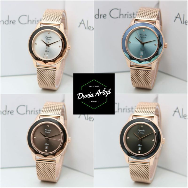 JAM TANGAN WANITA ALEXANDRE CHRISTIE ORIGINAL AC.2908LD GARANSI RESMI ALEXANDRE CHRISTIE 1TAHUN
