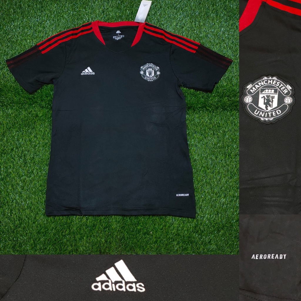 Jersey bola jersey manchetser united trainning hitam 2021/2022 gradeori highquality import thailand 