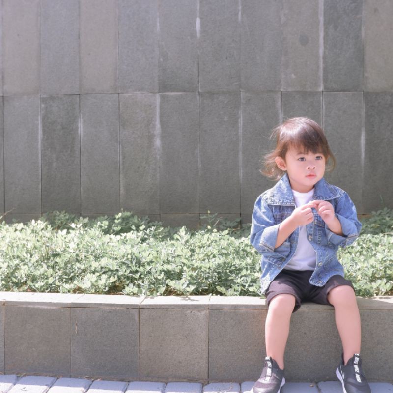 SAKARU - OVERSIZE DENIM JACKET - KIDS BABY UNISEX BOY GIRL JEANS JAKET OVERSIZED ANAK BAYI BABYLANO-1