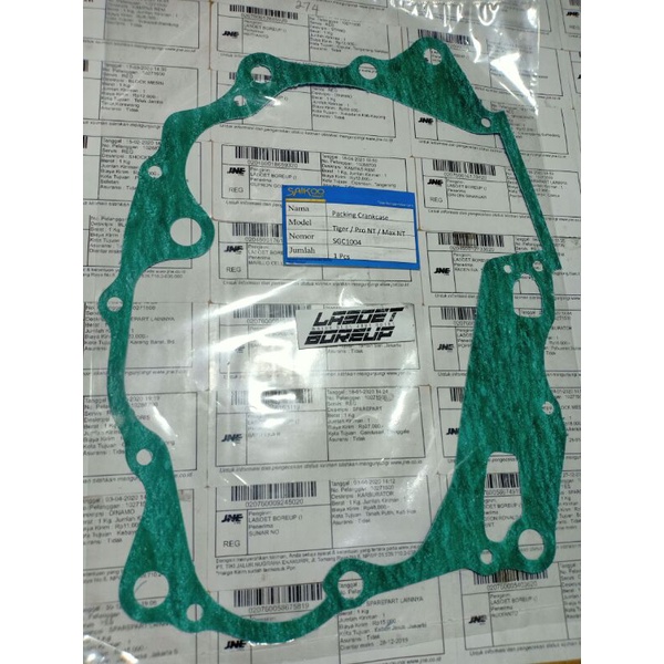 PAKING PACKING GASKET CRANKCASE KRENGKES TENGAH HONDA MEGAPRO TIGER PRIMUS LAMA 2000 TIREV