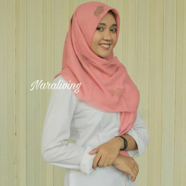 Hijab Batik Ecoprint