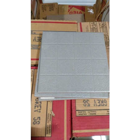 Keramik Lantai Kamar Mandi Asia Alpha Grey 20x20 KW1