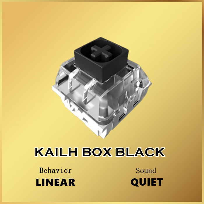 Kailh Box Black Mechanical Switch Linear Switch Switches Keyboard