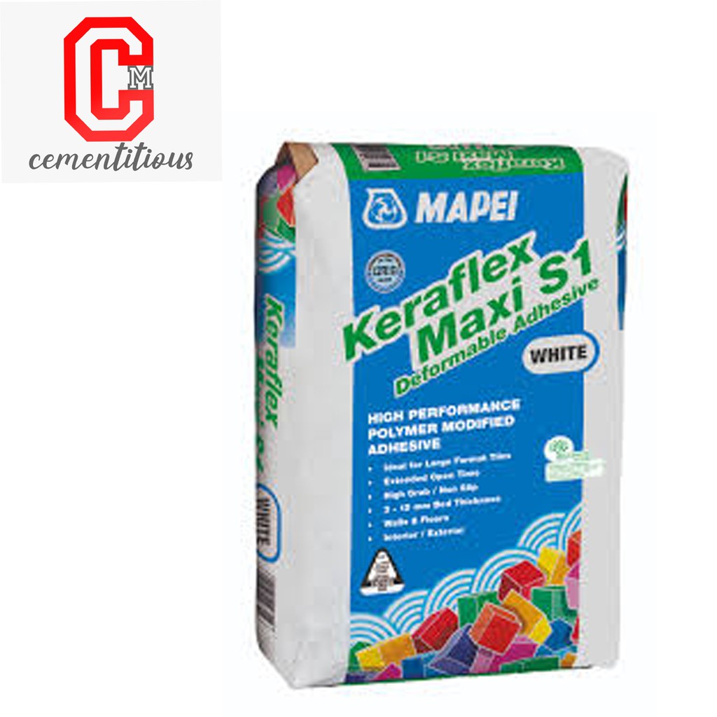

Cementitious - Mapei KERAFLEX MAXI S1- White - 002