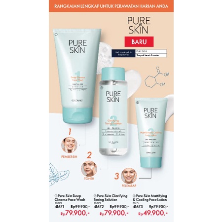 Pure Skin Toner/ Pureskin Face Wash/ Wash &amp; Scrub/ Charcoal Mask/ Masker Sachet Blackhead/ Clay Mask/ Face Scrub/ SOS Spot Gel/SOS Blemish Gel Obat Jerawat