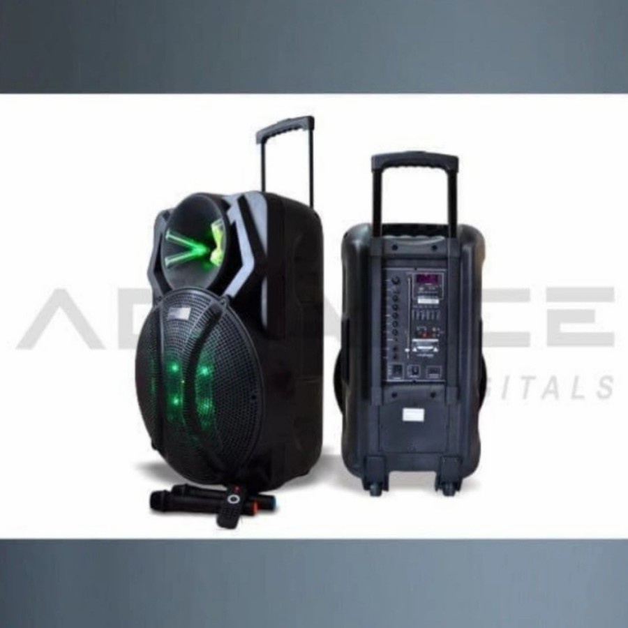 ADVANCE Speaker Meeting Bluetooth ADVANCE K1812 18inch Free 2 Mic