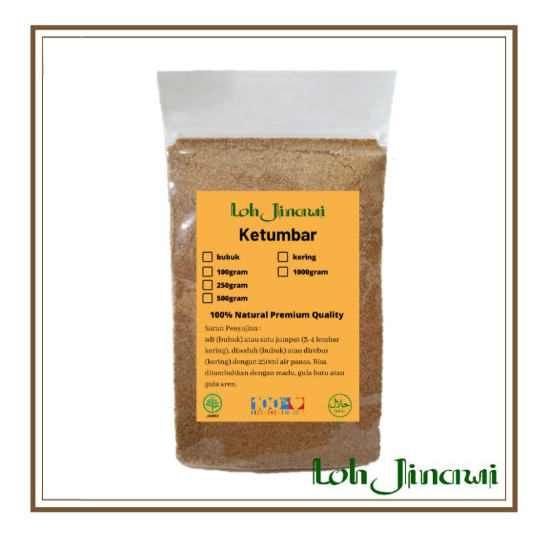 

Ketumbar bubuk 100gram murni tanpa campuran