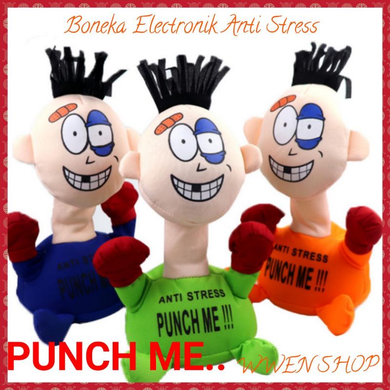 Mainan Anak BONEKA ANTI STRESS Punch Me Tinju boneka Pukul Saya Boneka Menjer Kado Anak BONEKA ANTI STRESS Punch Me boneka Pukul Saya Boneka Menjer KADO ANAK