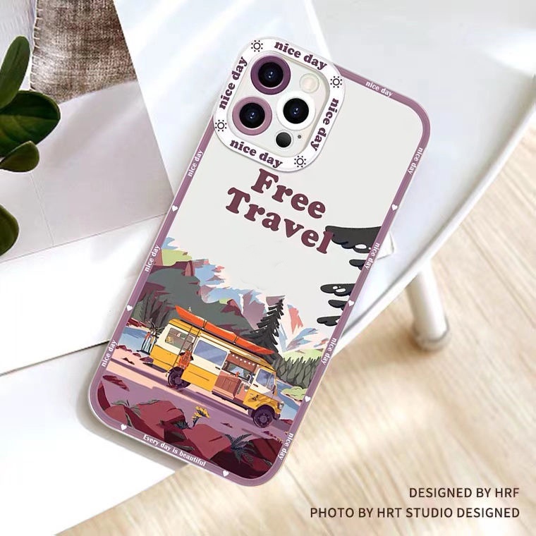 Soft Case Bahan TPU Untuk Iphone 13 12 Mini 11 Pro X XR XS Max SE 2020 6 6S 7 8 Plus