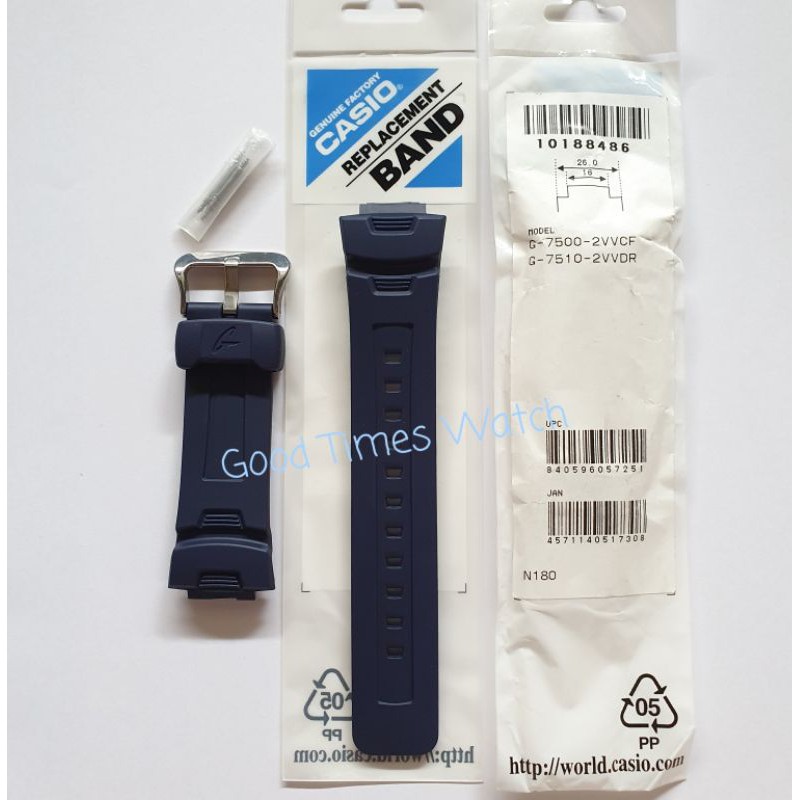 STRAP G-SHOCK G-7500-2V G-7510-2V G 7500 G 7510 Casio Original