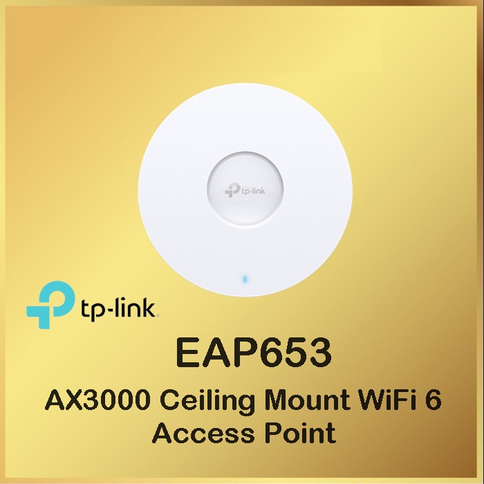 TP-LINK EAP653 AX3000 Ceiling Mount WiFi 6 Access Point-TpLink EAP653