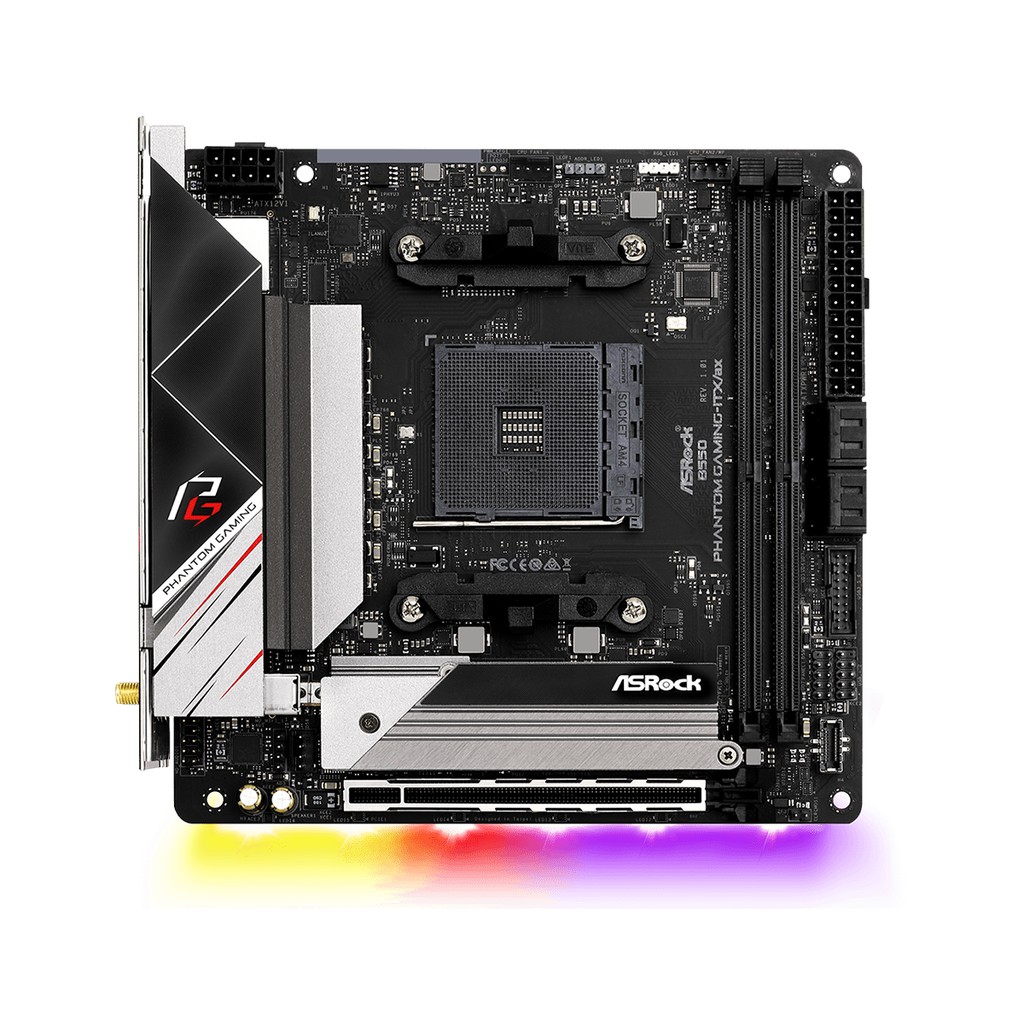 ASROCK B550 PHANTOM GAMING-ITX/ax AM4 DDR4 MINI ITX MOTHERBOARD AMD