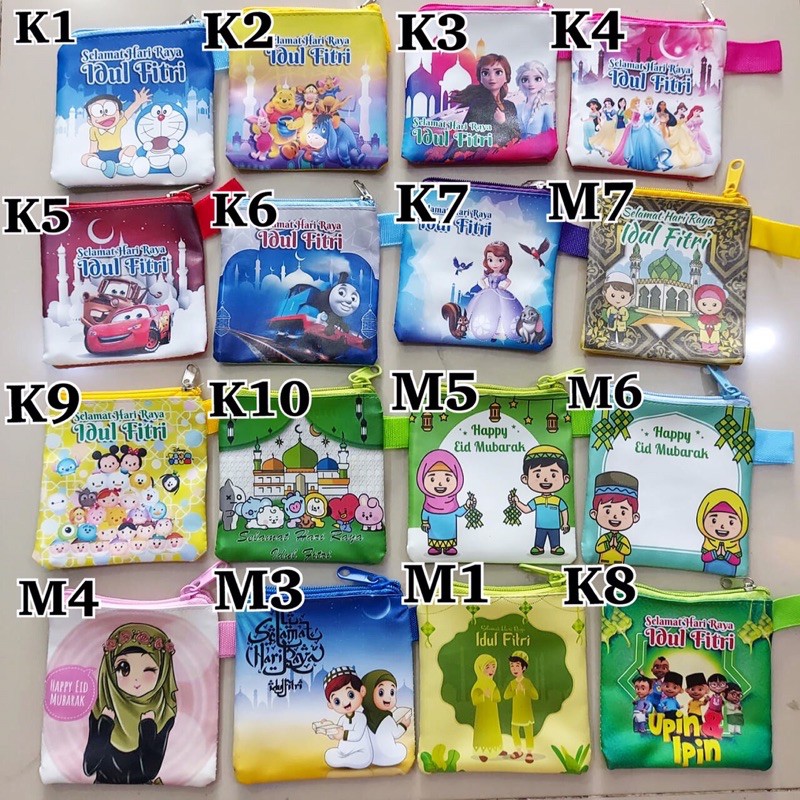 Dompet Lebaran Murah Grosir Amplop Idul Fitri Fitrah THR Eid Mubarak Ipin Upin Little Pony Tsum Tsum