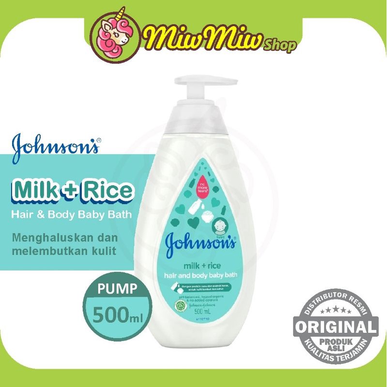 Johnson's Hair &amp; Body  Baby Bath 500 ml Pump