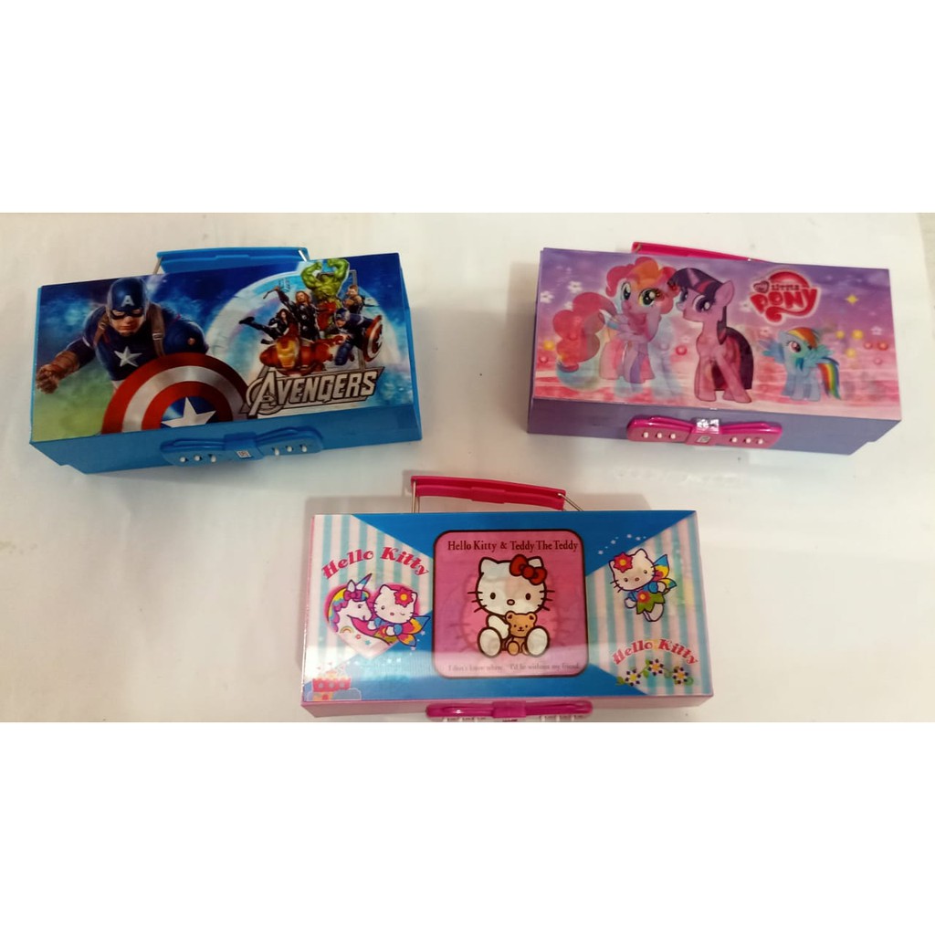 

TEMPAT PENSIL KODE / PC KODE 3TINGKAT + CERMIN rg47