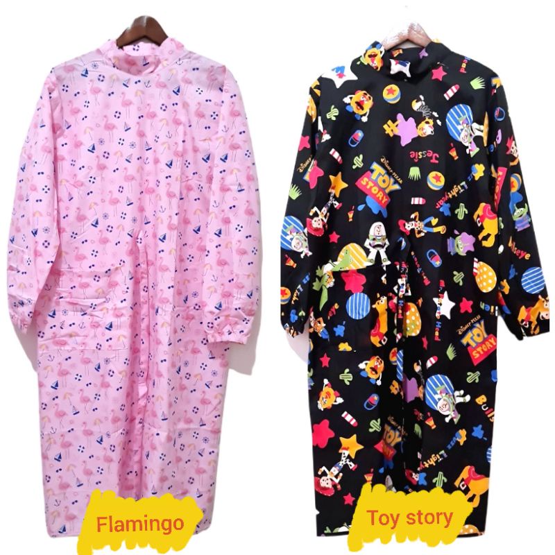 APD gown motif dokter anak scrub surgical gown