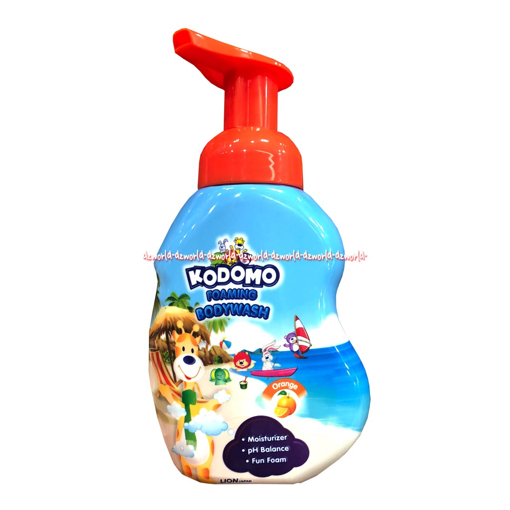 Kodomo Foaming Body Wash Pump 250ml Sabun Mandi Bayi Anak Busa Bodywash Lion Japan 250 ml Model Pumps Tube