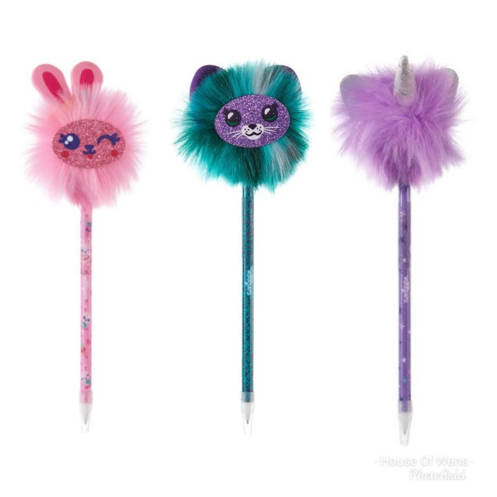 

Wow Smiggle Animalia Pom Pom Pen - Pulpen Smiggle Berkualitas