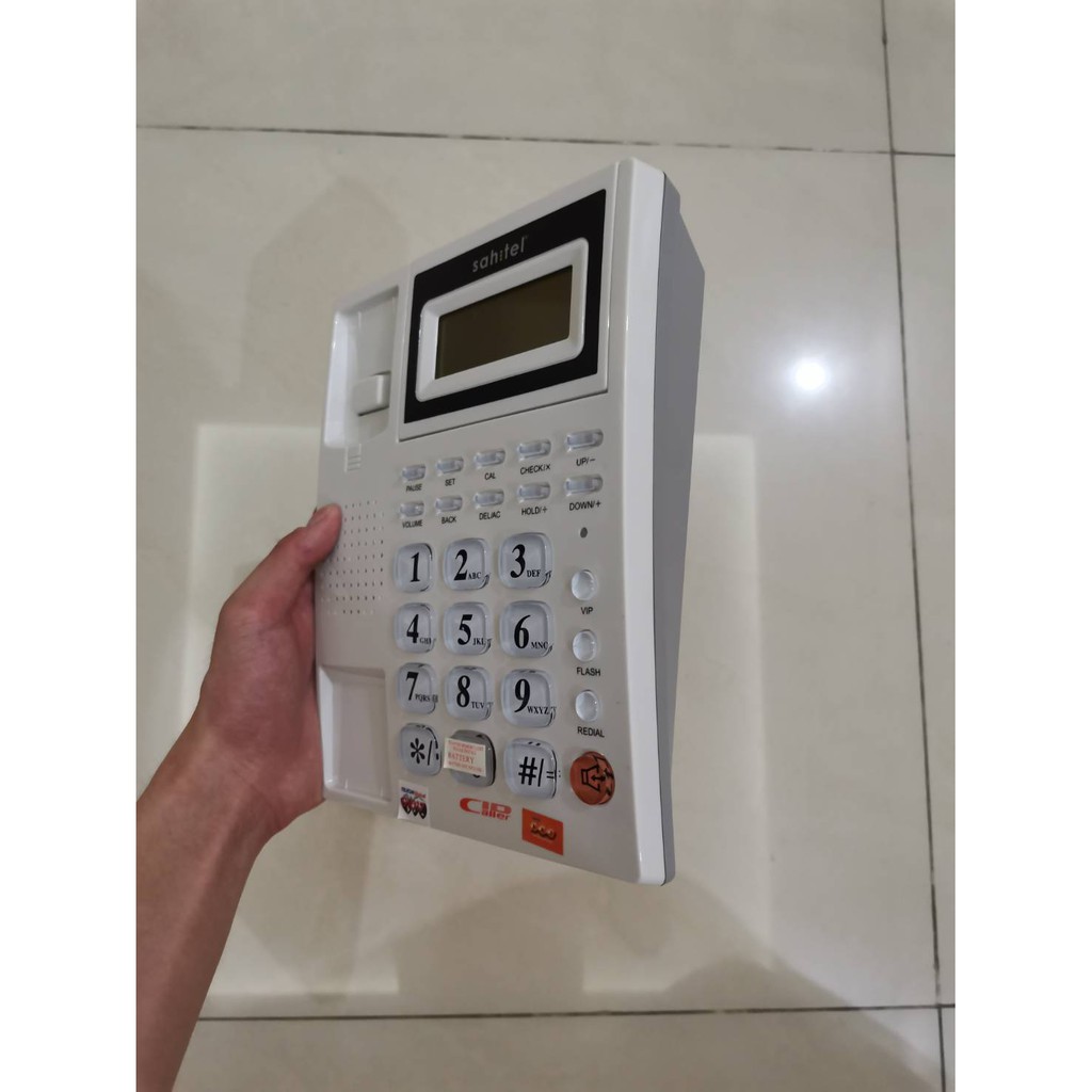 ORIGINAL RESMI Pesawat Telepon Rumah / Telepon Kantor Kabel SAHITEL S57 PROMO