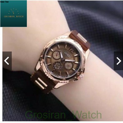 Jam Tangan Wanita Fashion GUS-30 Jumbo Chrono Off Strap Rubber [G_W]