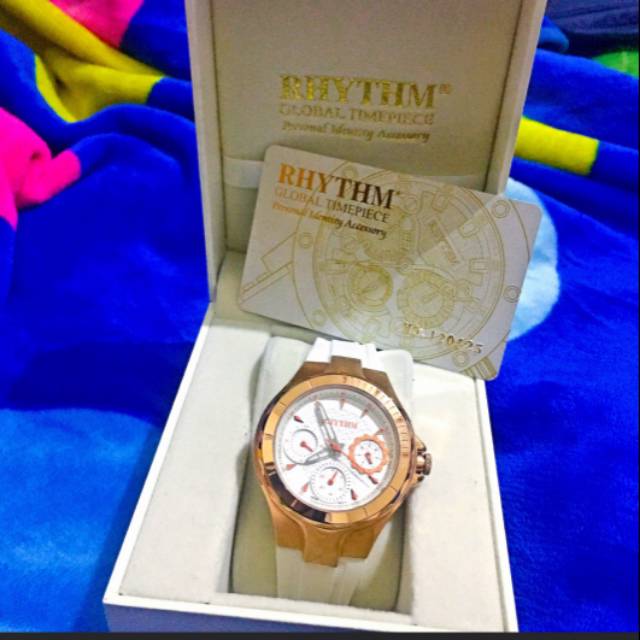 Original Rhythm Rubber Watch - White F1504R04