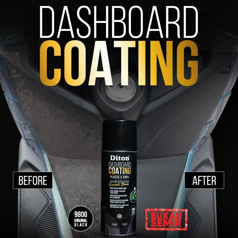 Jual Diton Premium Dashboard Coating Black Cat Semprot Body Kasar Spray Paint Warna Hitam