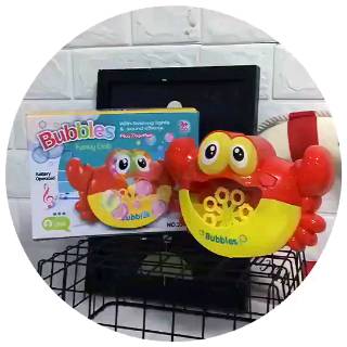 SK-M56 M57 Mainan Mandi Anak Bubble Crab Music Alat ...