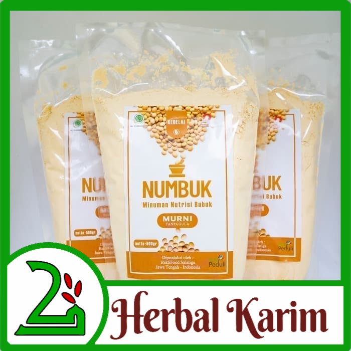 

HB NUMBUK MINUMAN NUTRISI BUBUK SUSU KEDELAI BUBUK KACANG KEDELAI MURNI - NON GULA